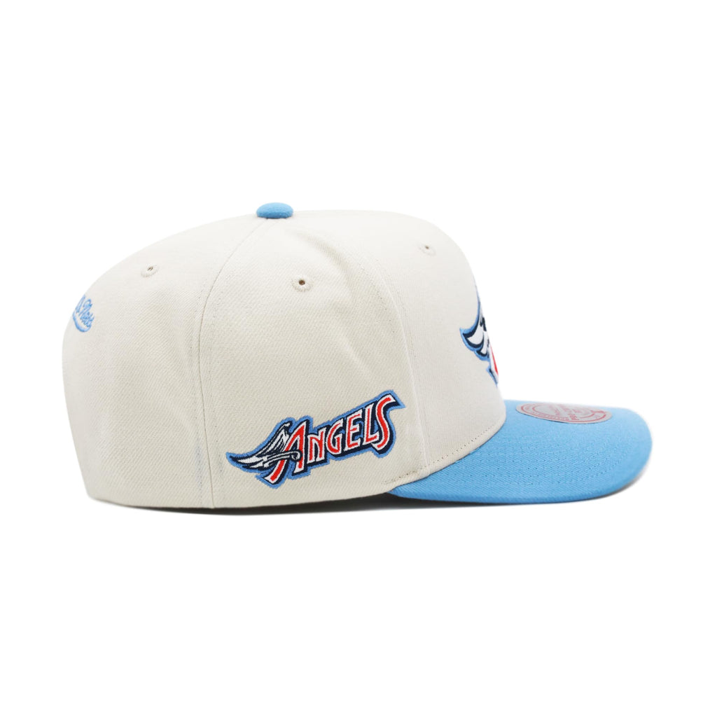 Mens Mitchell & Ness MLB GAME ON PRO SNAPBACK COOP ANGELS
