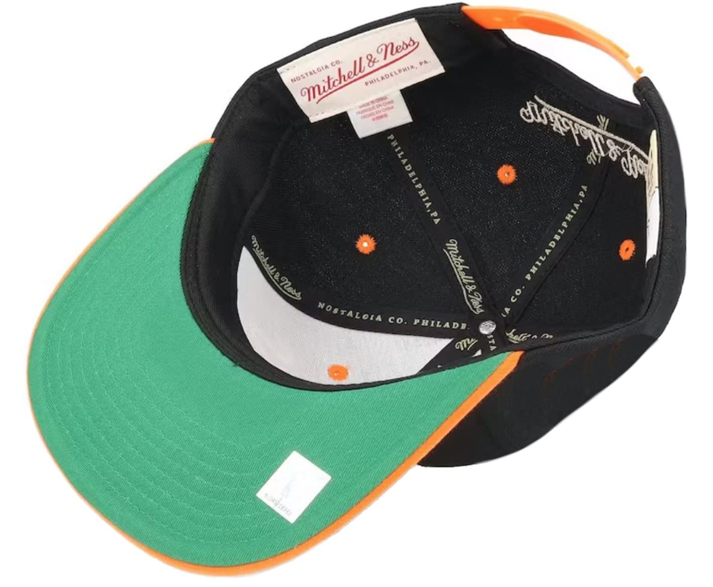 MENS MITCHELL & NESS NBA SHATTERED SNAPBACK HWC LAKERS - BKOR