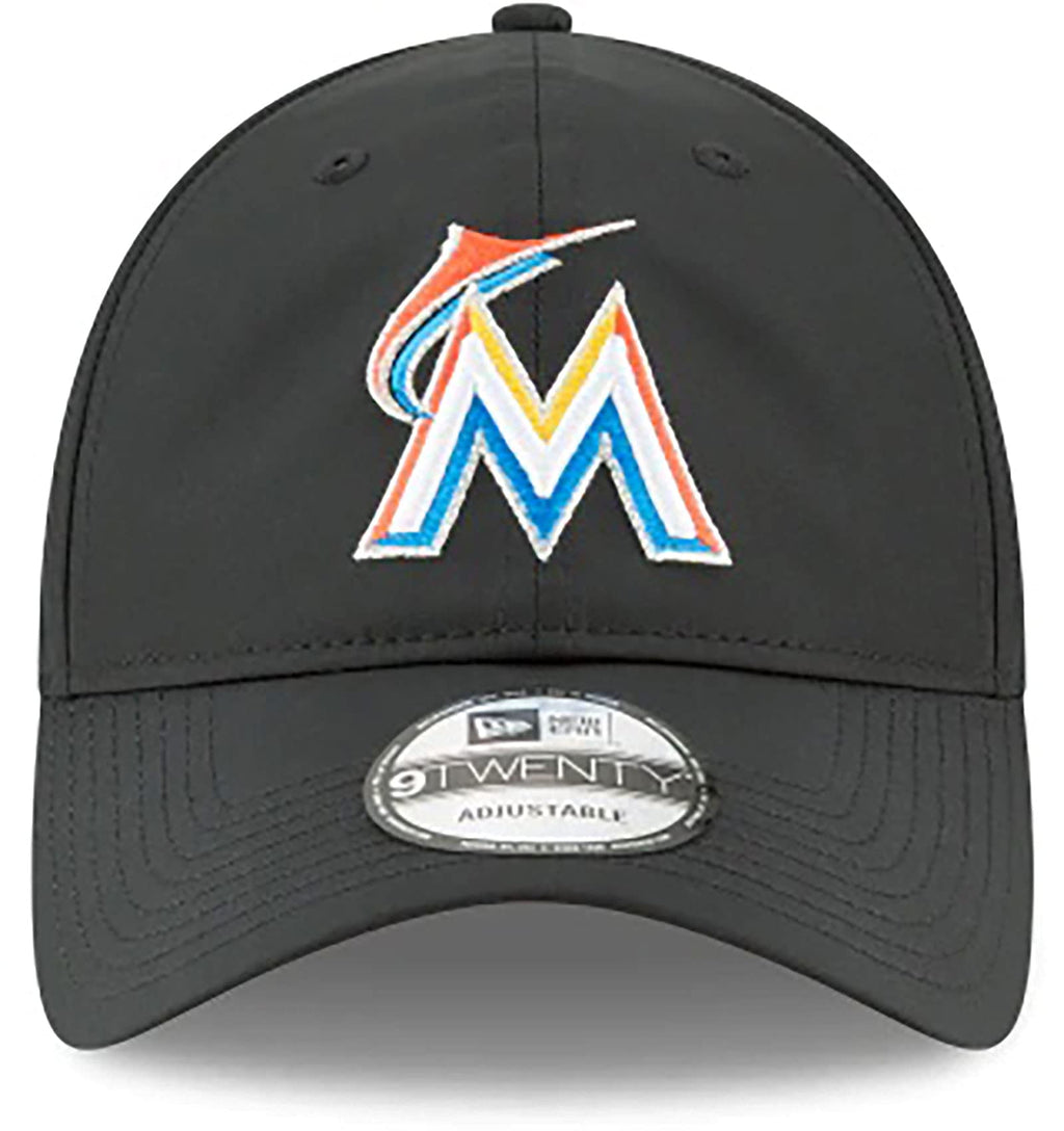[11591248] MENS NEW ERA MLB MIAMI MARLINS 920 PERF PIV HOOK & LOOP - BLACK