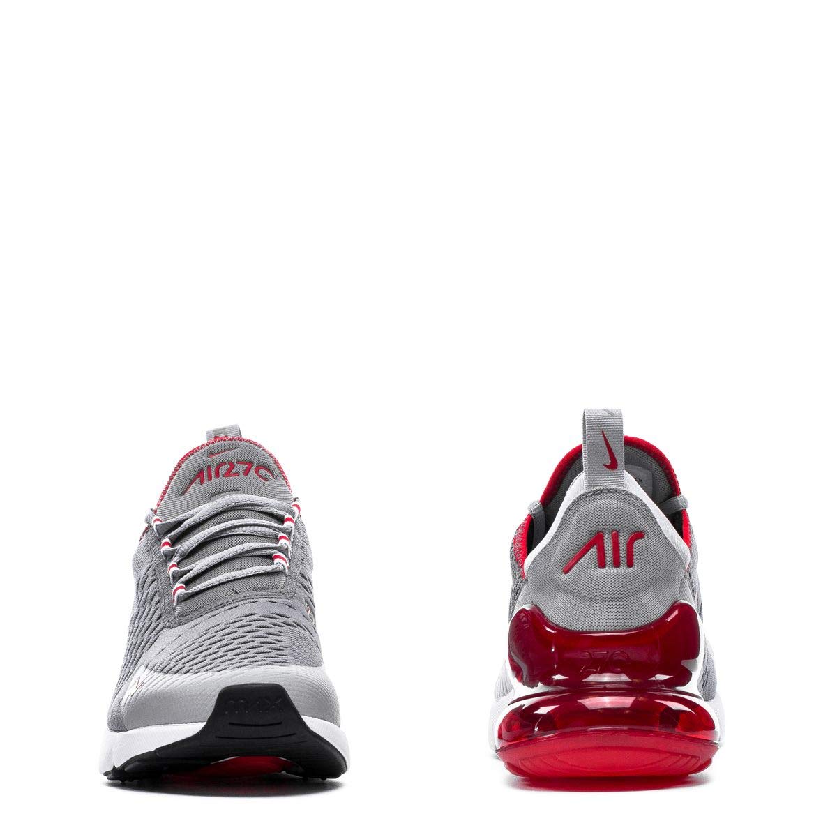 [CW7048-001] Mens Nike AIR MAX 270 'PARTICLE GREY UNIVERSITY RED'
