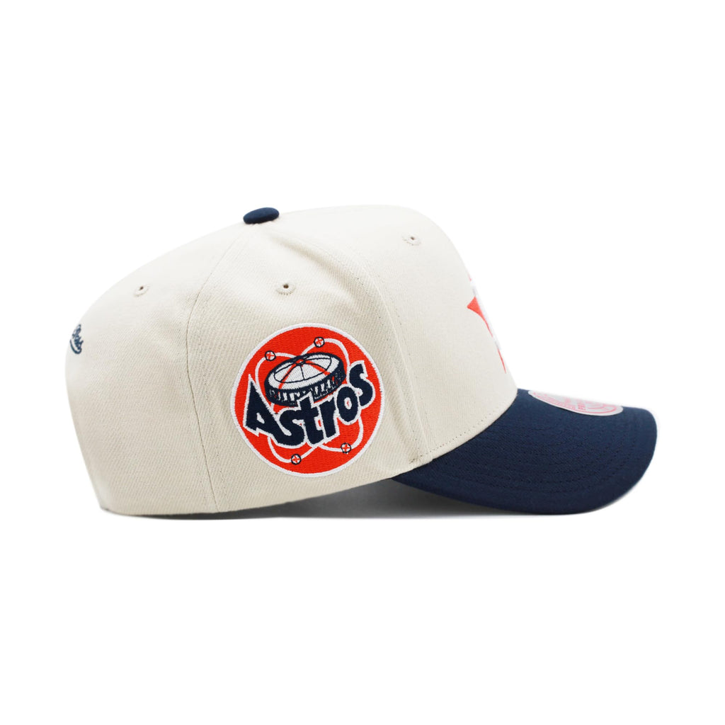 MENS MITCHELL & NESS MLB GAME ON PRO SNAPBACK COOP ASTROS - OFF WHITE