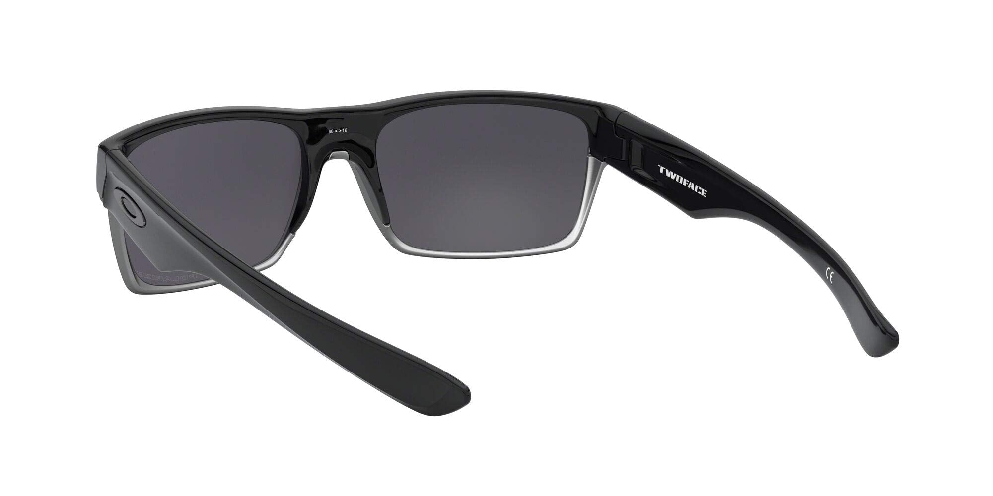 [OO9256-06] Mens Oakley Two Face (A) Polarized Sunglasses - Black/Black Iridium