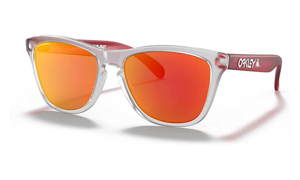 [OO9013-J0] Mens Oakley Frogskins CNY 2020 Sunglasses - Clear/Red/Prizm Ruby