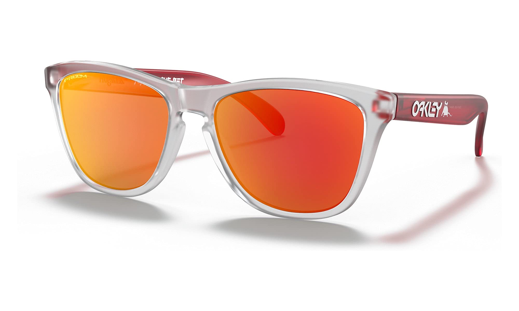 [OO9013-J0] Mens Oakley Frogskins CNY 2020 Sunglasses - Clear/Red/Prizm Ruby