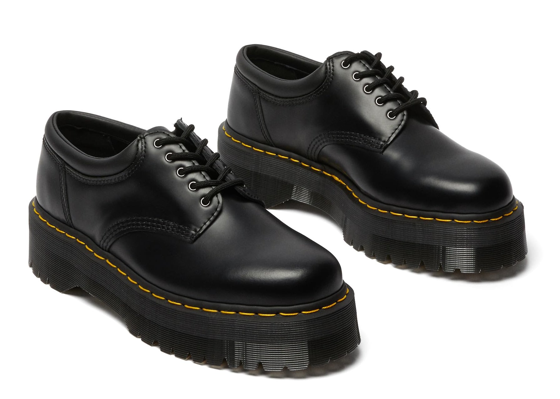 [24690001] UNISEX DR. MARTENS 8053 LEATHER PLATFORM CASUAL SHOES