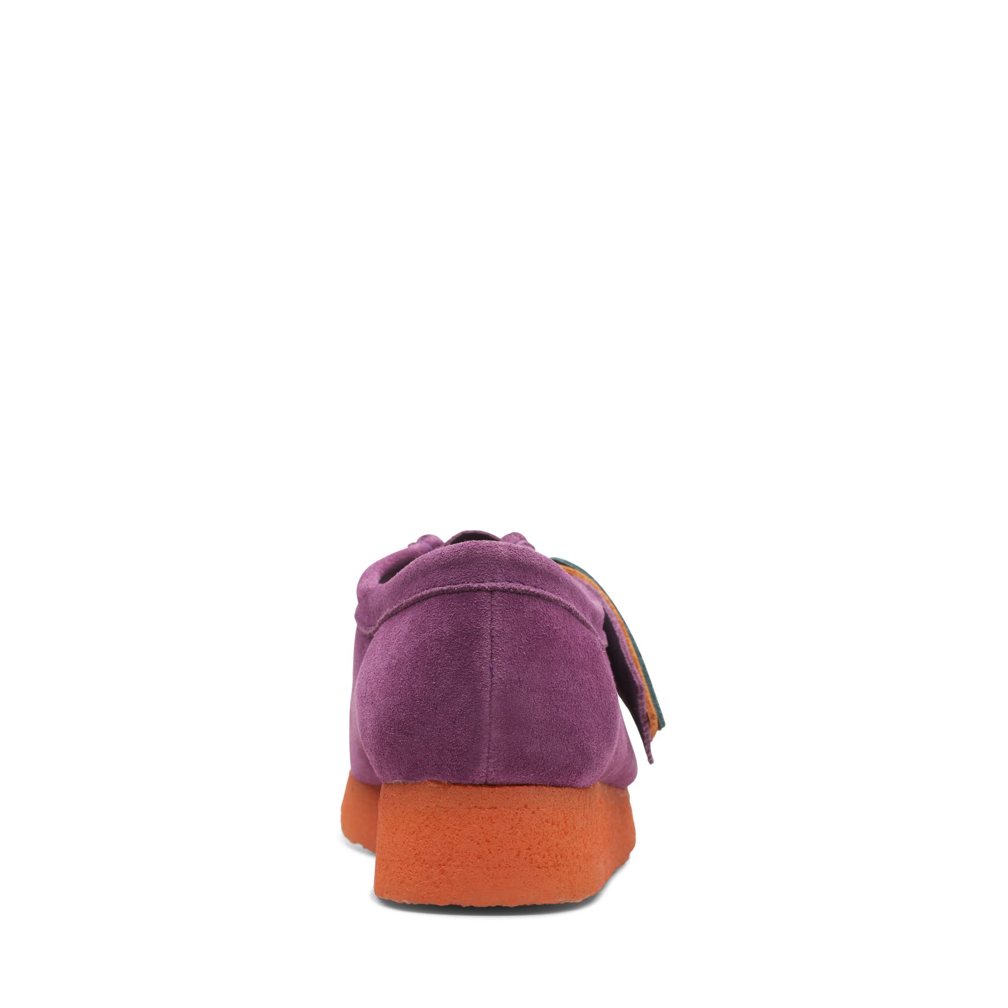 [26168645] Womens CLARKS WALLABEE - PURPLE SDE COMBI