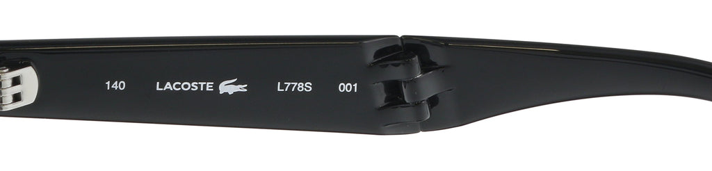 [L778S-001] Mens Lacoste Rectangle Sunglasses - Foldable