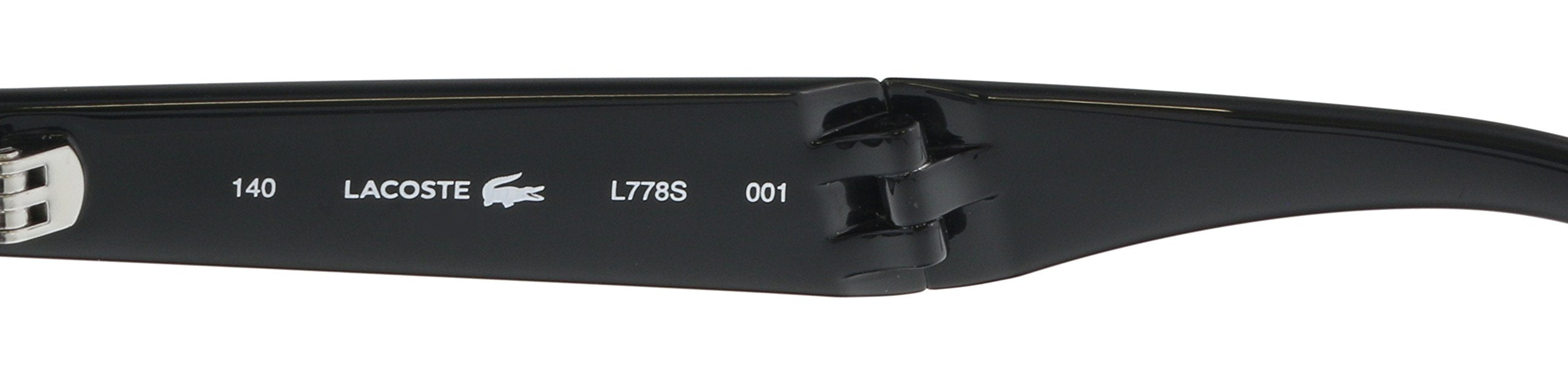 [L778S-001] Mens Lacoste Rectangle Sunglasses - Foldable