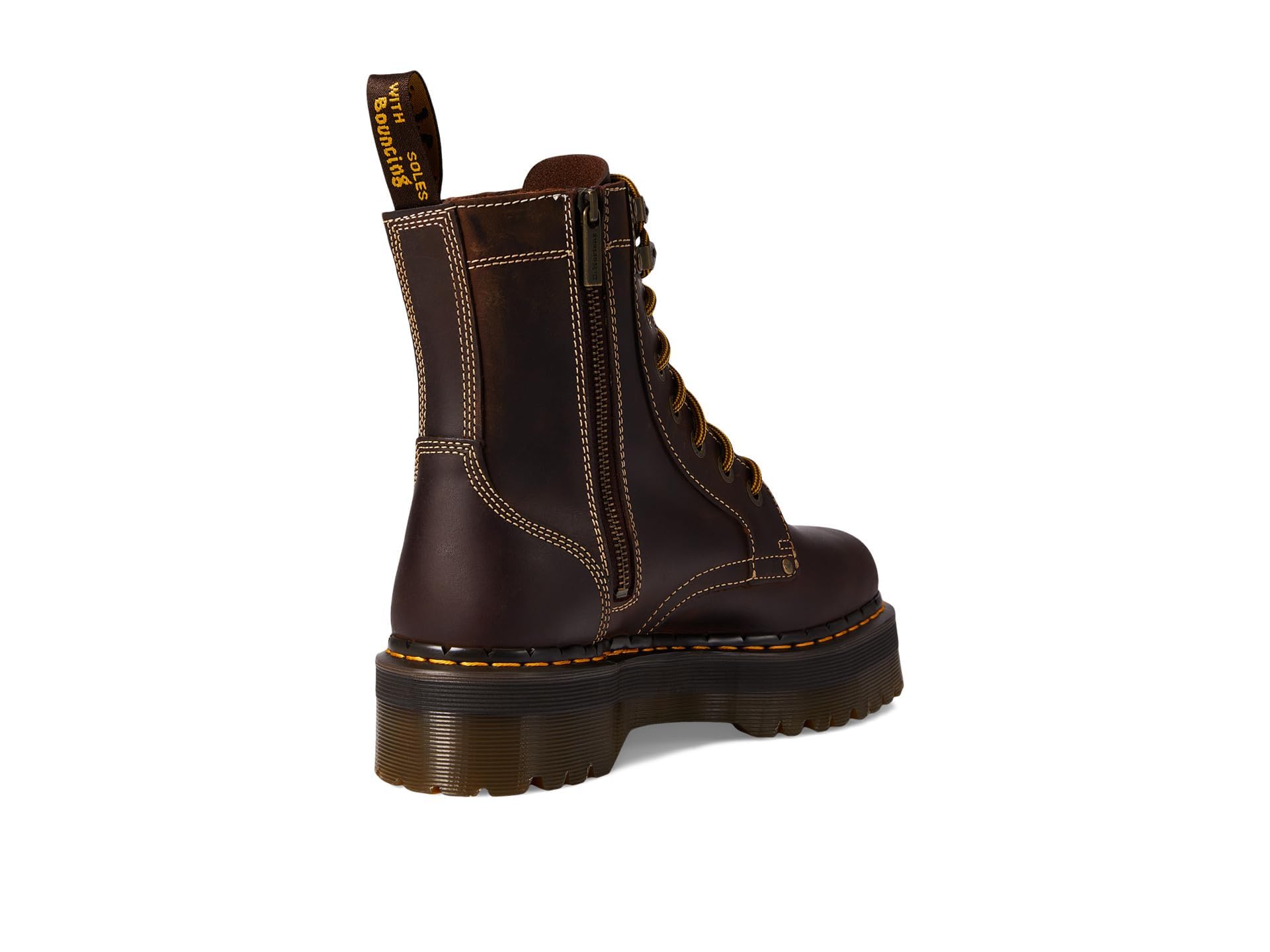 [31125201] UNISEX DR. MARTENS JADON BOOT ARC CRAZY HORSE PLATFORMS