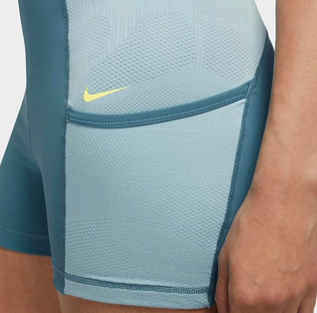 [DX0059-440] WOMENS NIKE PRO HIGH-WAISTED 3" TRAINING SHORTS WITH POCKETS