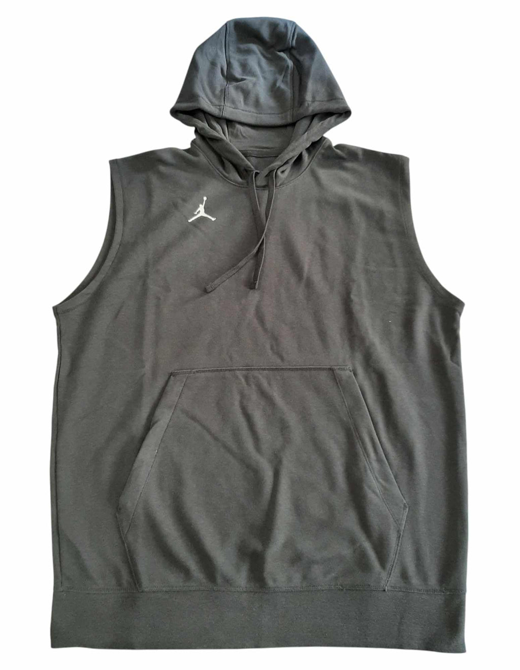 [DQ7946-066] MENS AIR JORDAN SLEEVELESS FLEECE FRENCH TERRY DRI FIT HOODIE