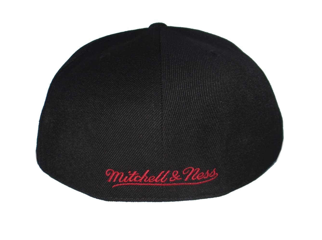 MENS MITCHELL & NESS NBA RELOAD 2.0 2 TONE FITTED HWC BULLS - BLACK-RED