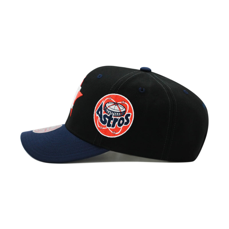 Mens Mitchell & Ness MLB OVERBITE PRO SNAPBACK COOP ASTROS