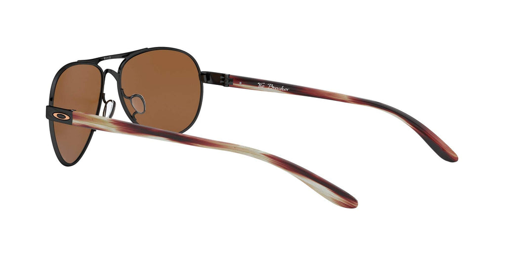 [OO4108-18] Womens Oakley Tie Breaker Sunglasses - Polished Black/Prizm Tungsten