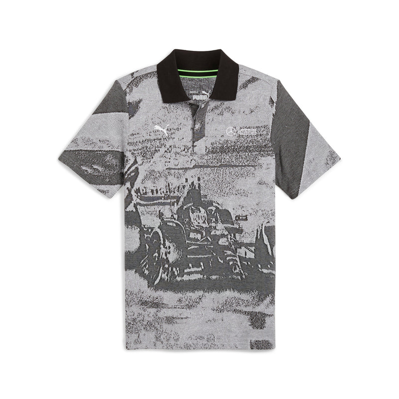 [627338-01] MENS PUMA MAPF1 MERCEDES JACQUARD POLO