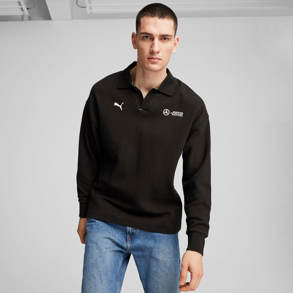[627339-01] MENS PUMA MAPF1 LONGSLEEVE POLO