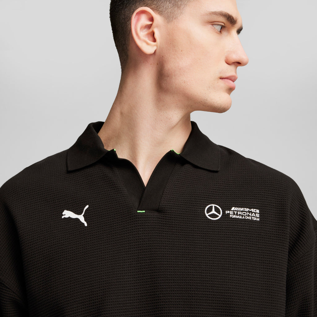 [627339-01] MENS PUMA MAPF1 LONGSLEEVE POLO