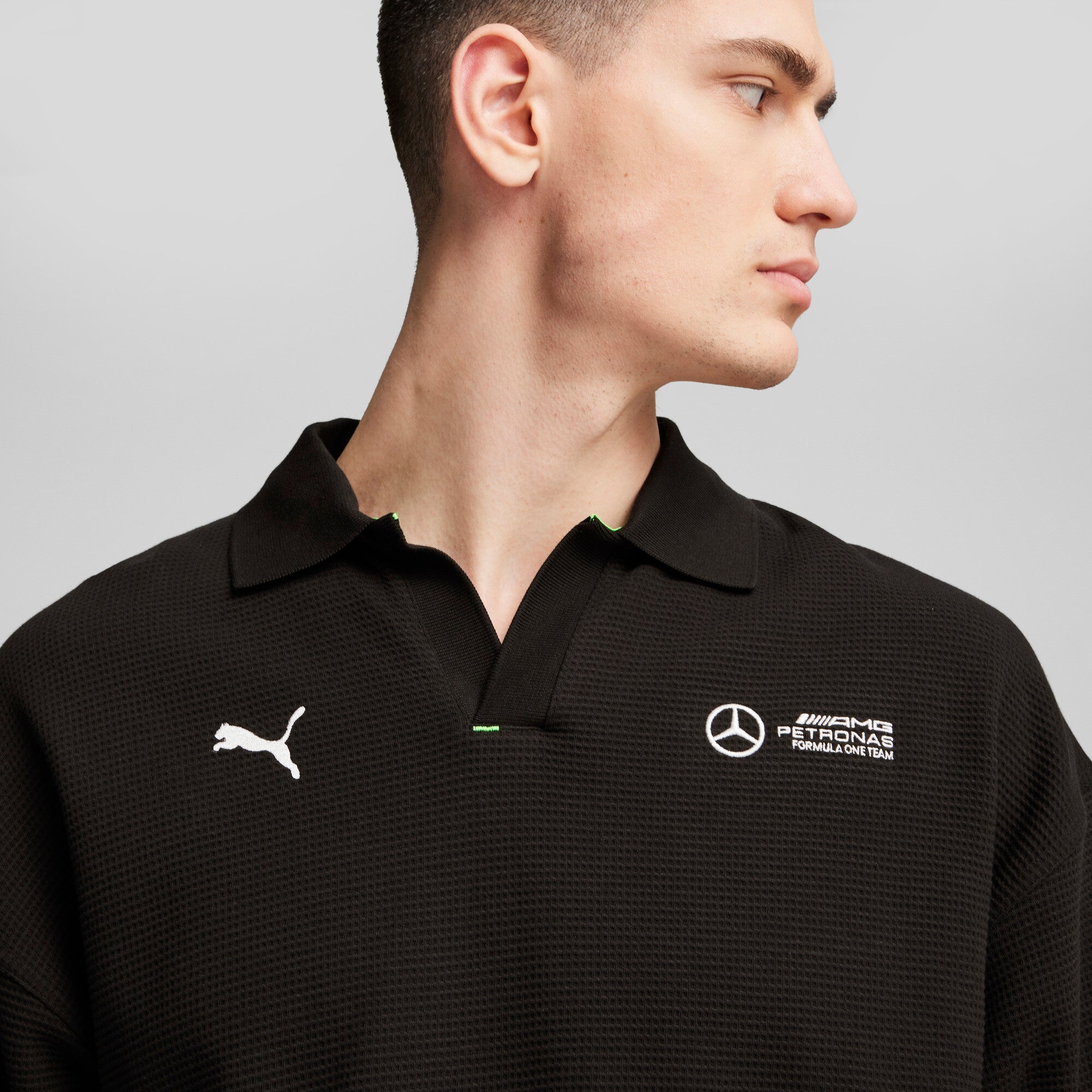 [627339-01] MENS PUMA MAPF1 LONGSLEEVE POLO