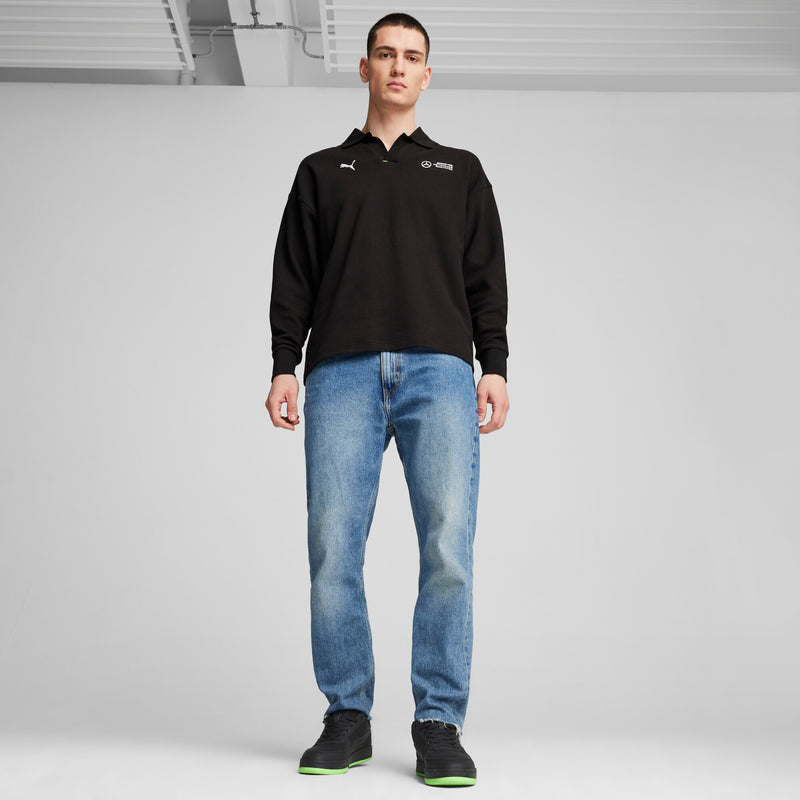 [627339-01] MENS PUMA MAPF1 LONGSLEEVE POLO