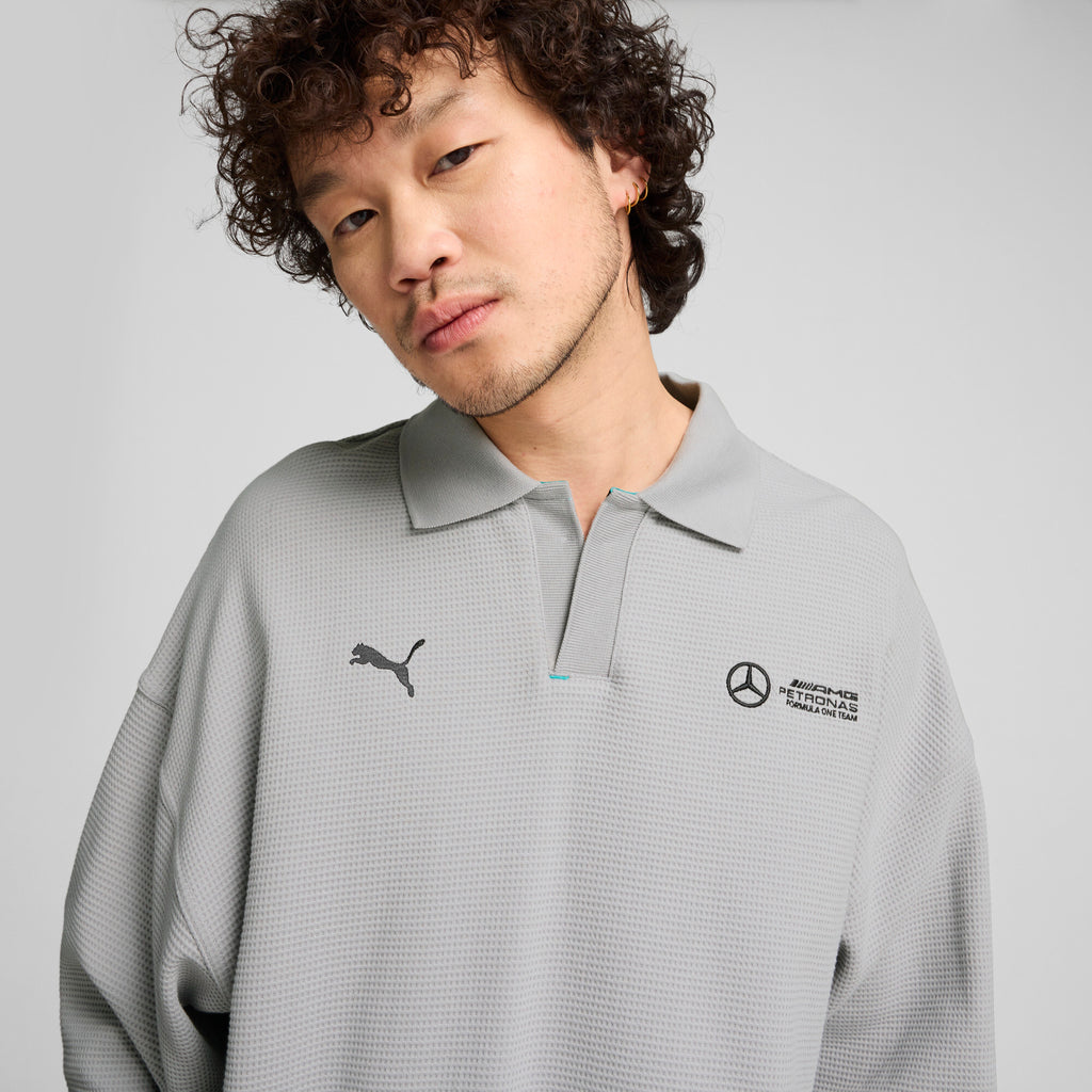 [627339-02] MENS PUMA MAPF1 LONGSLEEVE POLO