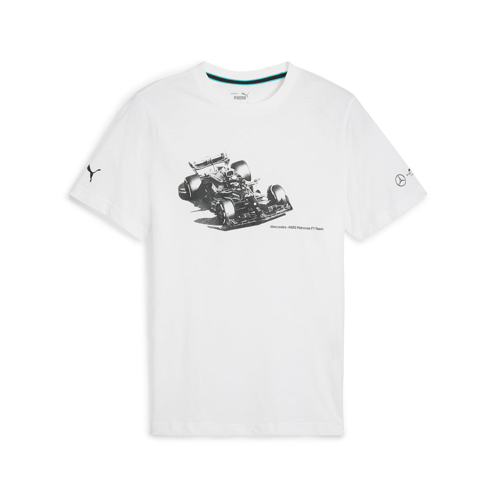 [627347-03] MENS PUMA MAPF1 ESSENTIALS CAR GRAPHIC TEE