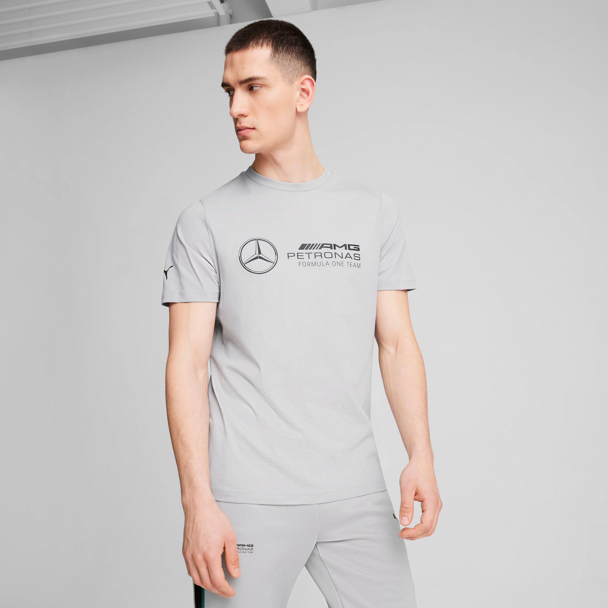 [627349-02] MENS PUMA MAPF1 ESSENTIALS LOGO TEE