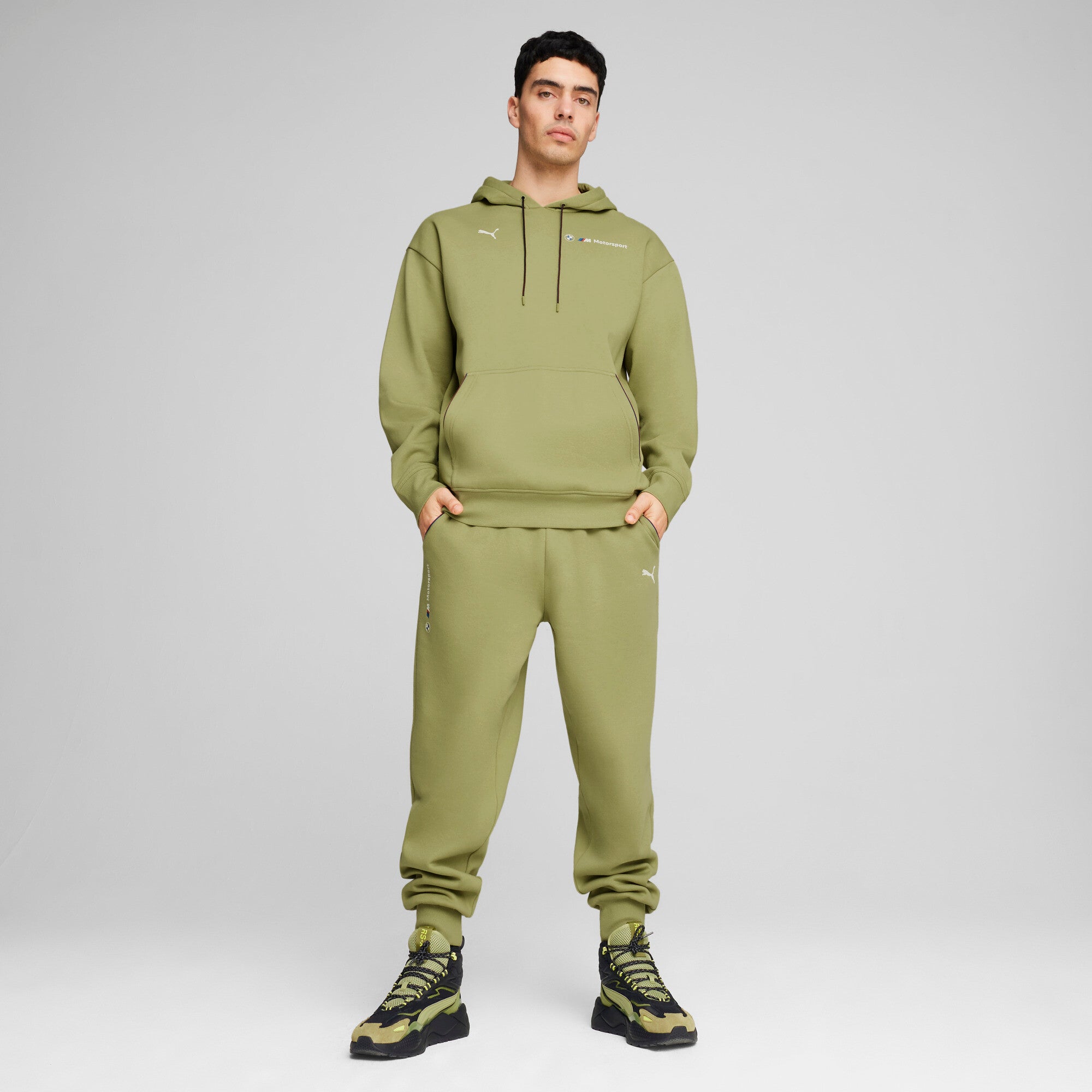[627498-05] MENS PUMA ESSENTIAL HOODIE FLEECE BMW MOTORSPORT