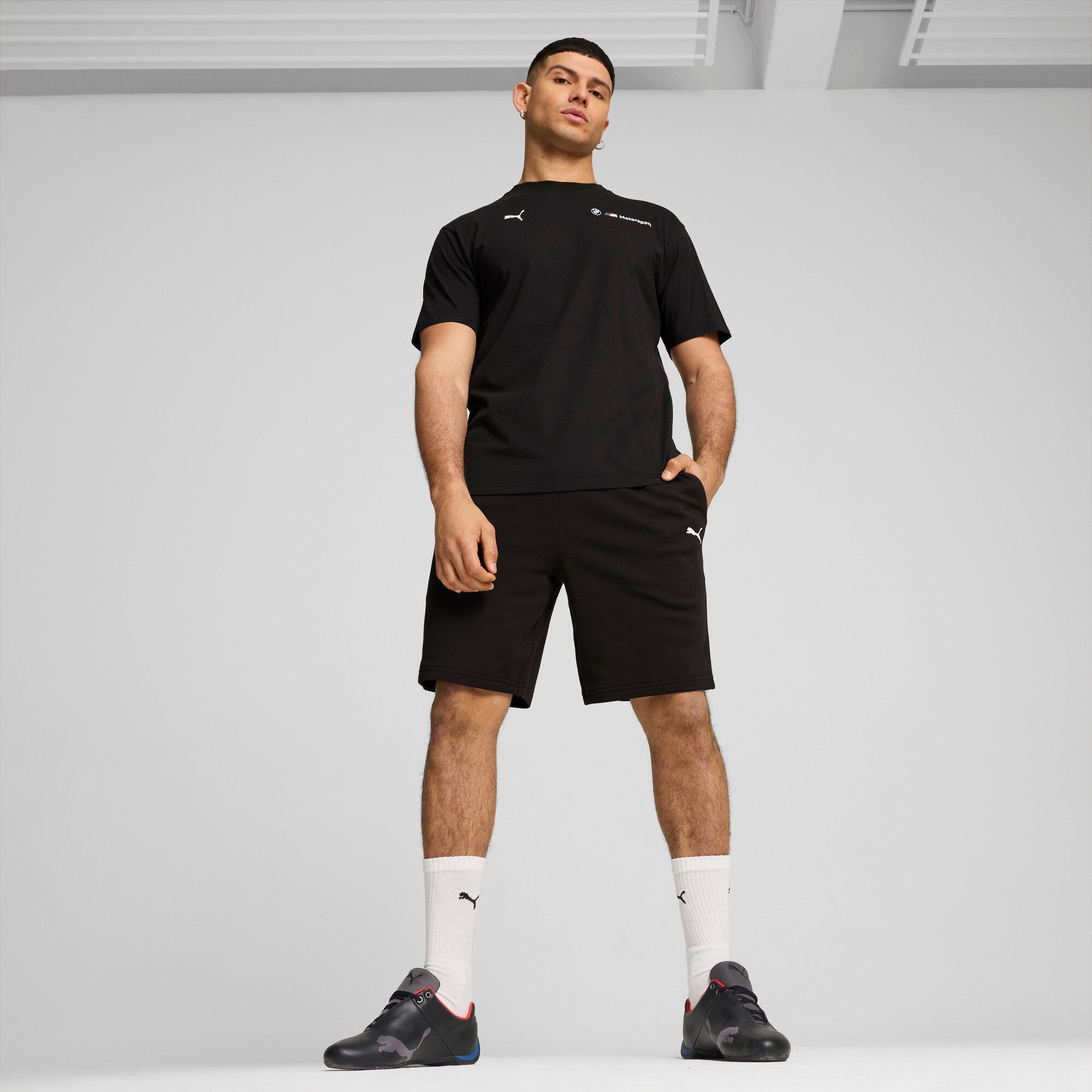 [627506-01] MENS PUMA BMW MOTORSPORTS ESS+ LOGO TEE