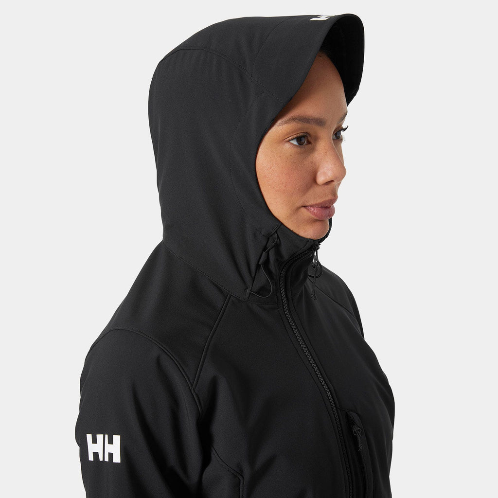 [62988-990] WOMENS HELLY HANSEN PARAMOUNT HOODED SOFTSHELL JACKET