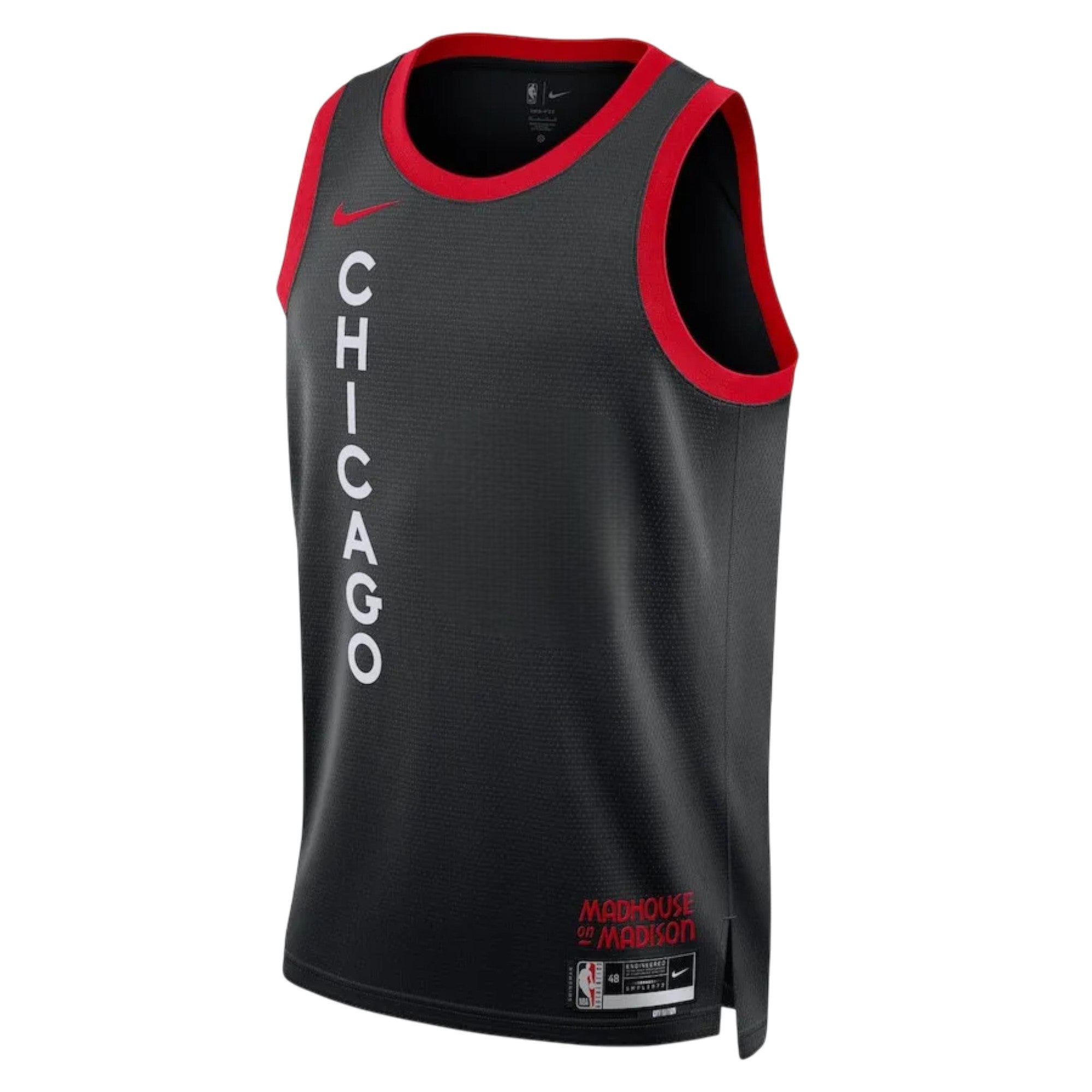 [DX8527-010] MENS NIKE NBA CHICAGO BULLS CITY SWINGMAN JERSEY 2023/24