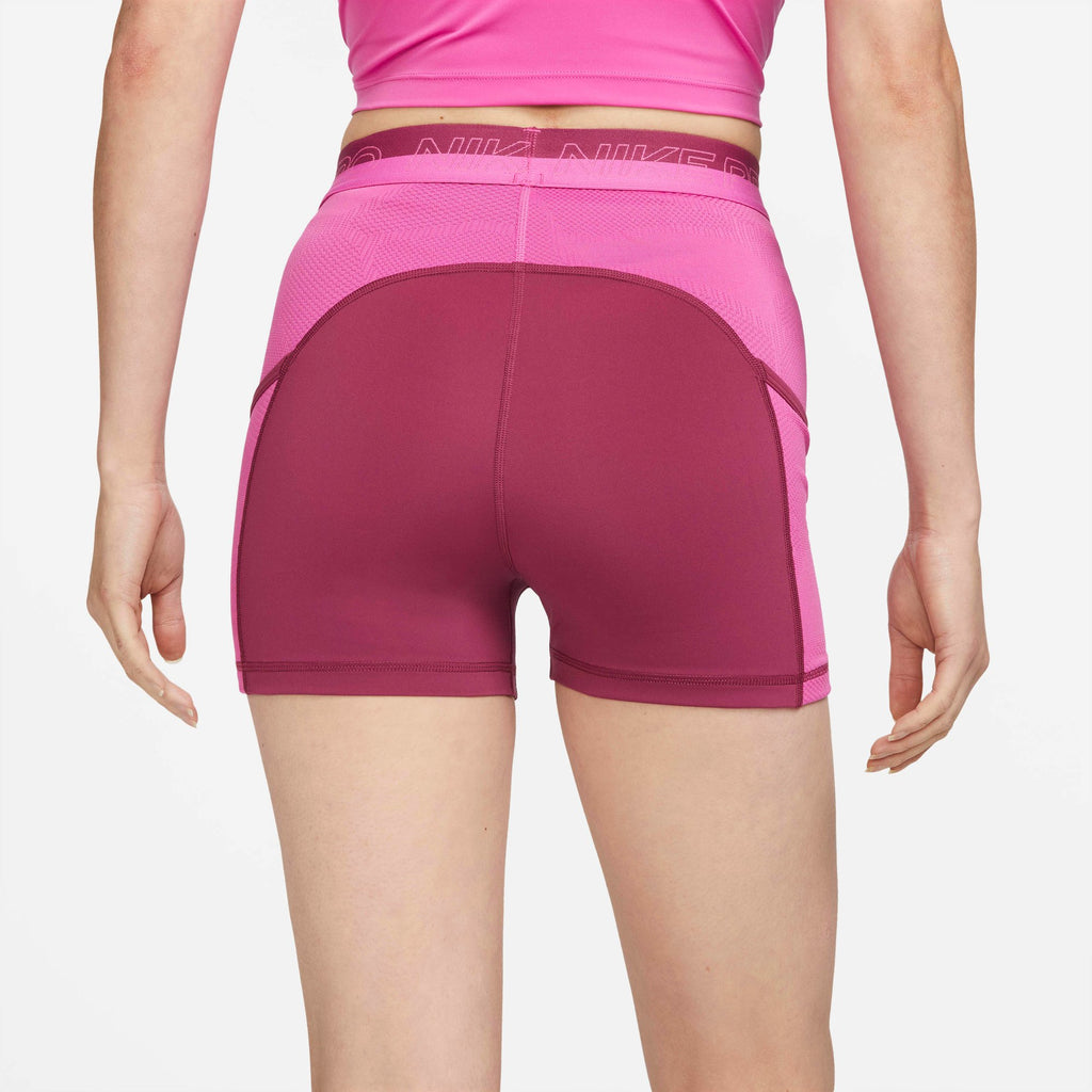 [DX0059-653] WOMENS NIKE PRO HIGH-WAISTED 3" TRAINING SHORTS WITH POCKETS