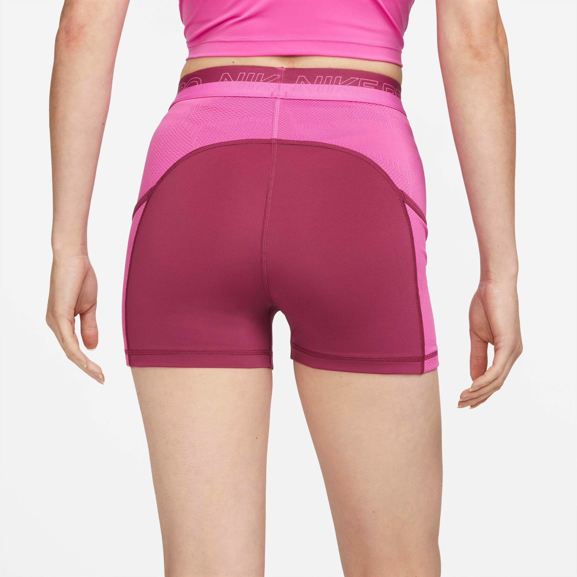 [DX0059-653] WOMENS NIKE PRO HIGH-WAISTED 3" TRAINING SHORTS WITH POCKETS