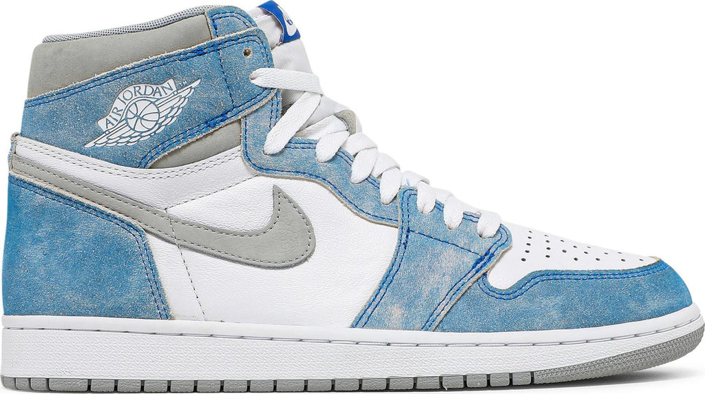 [555088-402] Mens Air Jordan RETRO 1 HIGH 'HYPER ROYAL SMOKE GREY'