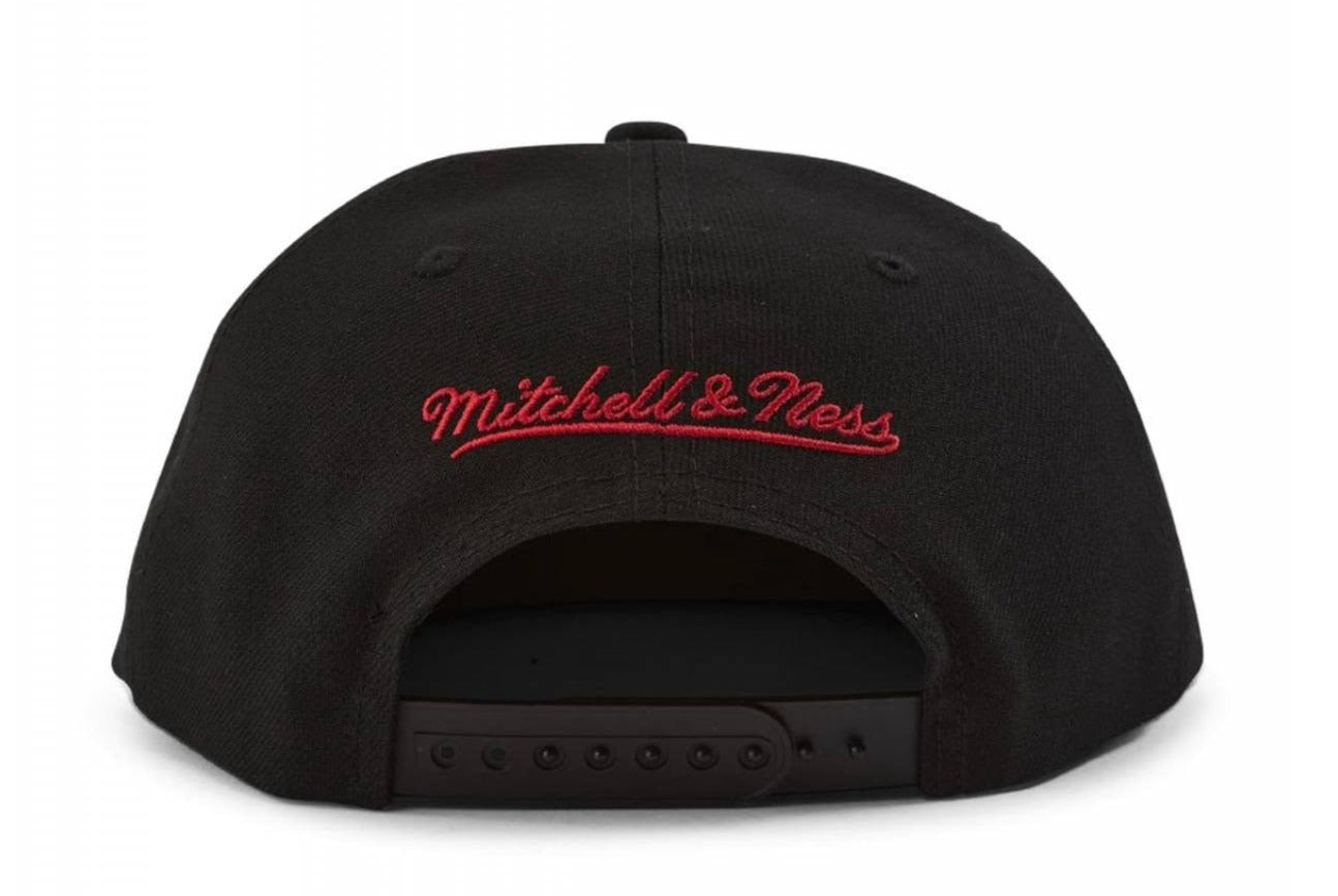 Mens MITCHELL & NESS NBA BRED SNAPBACK HWC HORNETS