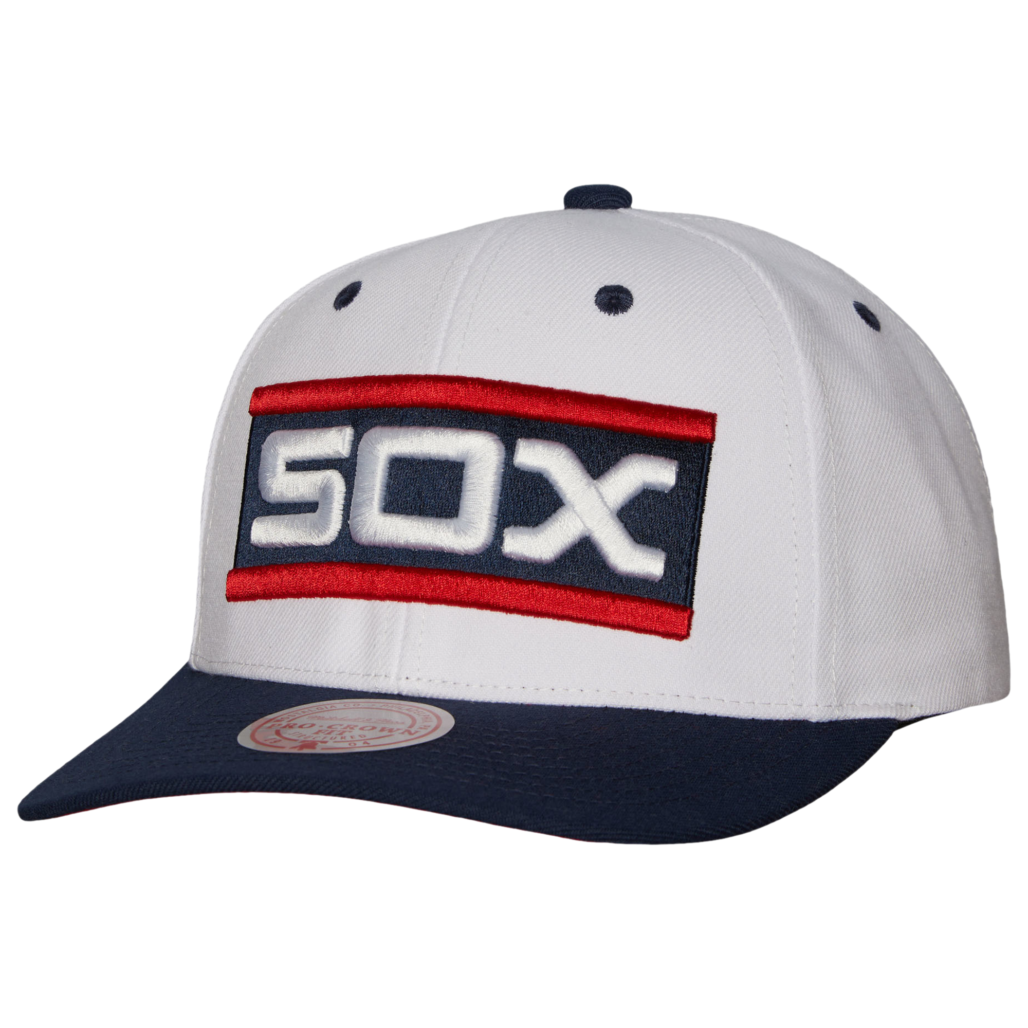 MENS MITCHELL & NESS MLB EVERGREEN PRO SNAPBACK COOP WHITE SOX - WHITE