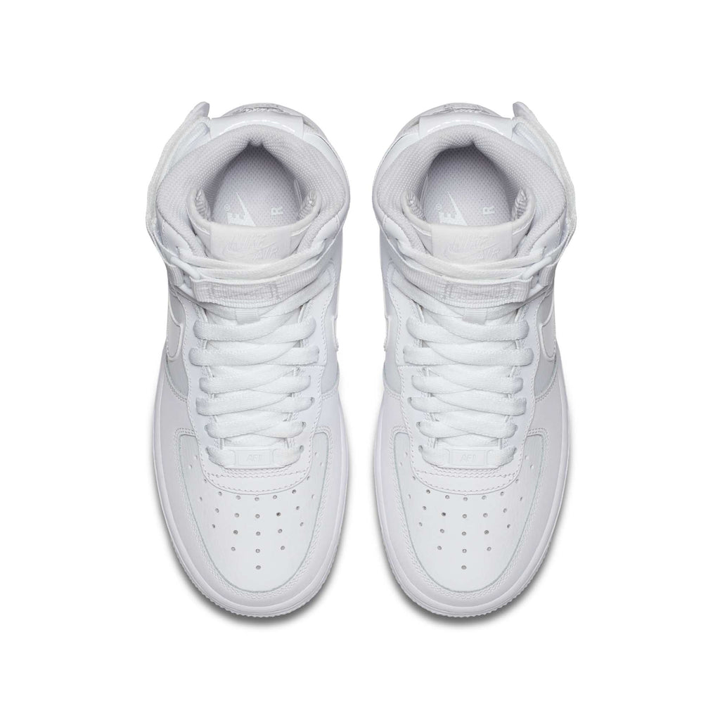 [653998-100] Grade School Nike AIR FORCE 1 HIGH 'WHITE (GS)'