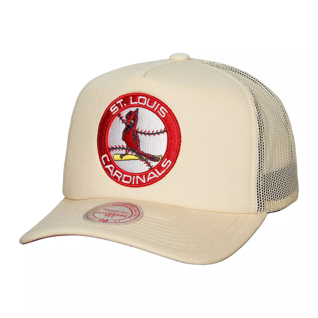 Mens Mitchell & Ness MLB EVERGREEN TRUCKER COOP CARDINALS