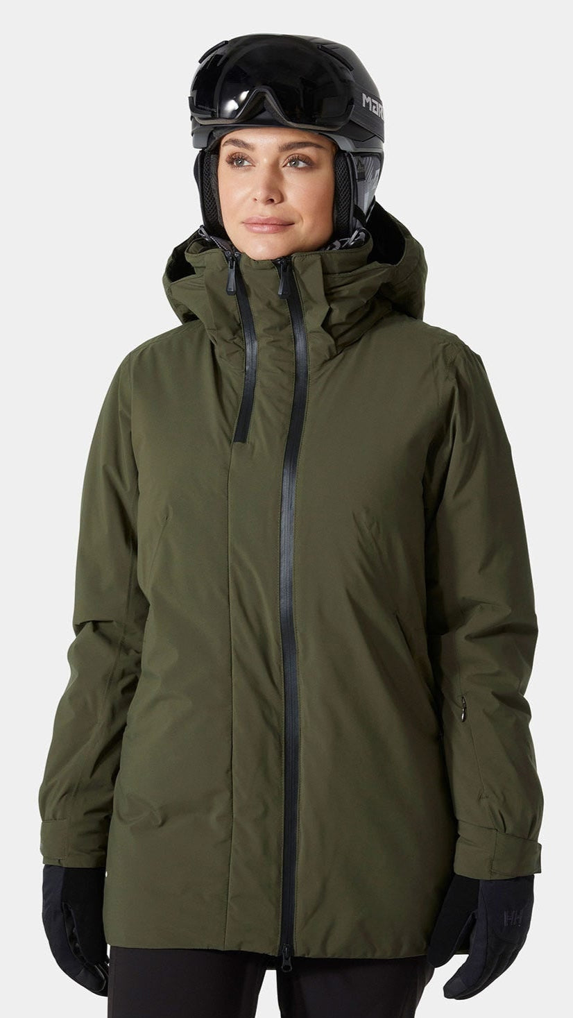 [65895-431] WOMENS HELLY HANSEN NORA LONG INSULATED SKI WATERPROOF JACKET