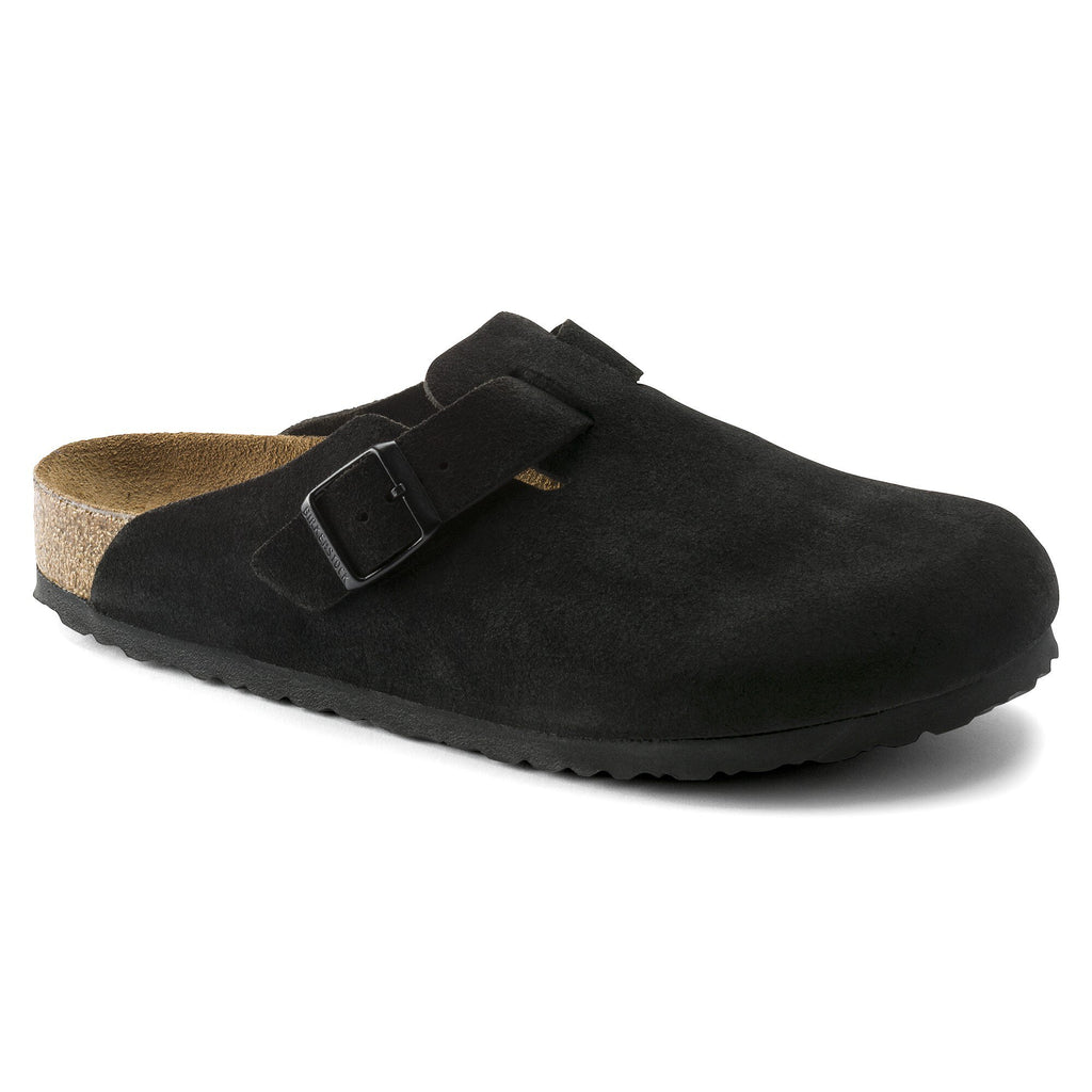 [1023910] UNISEX BIRKENSTOCK BOSTON SOFT FOOTBED SUEDE LEATHER (REGULAR FIT)