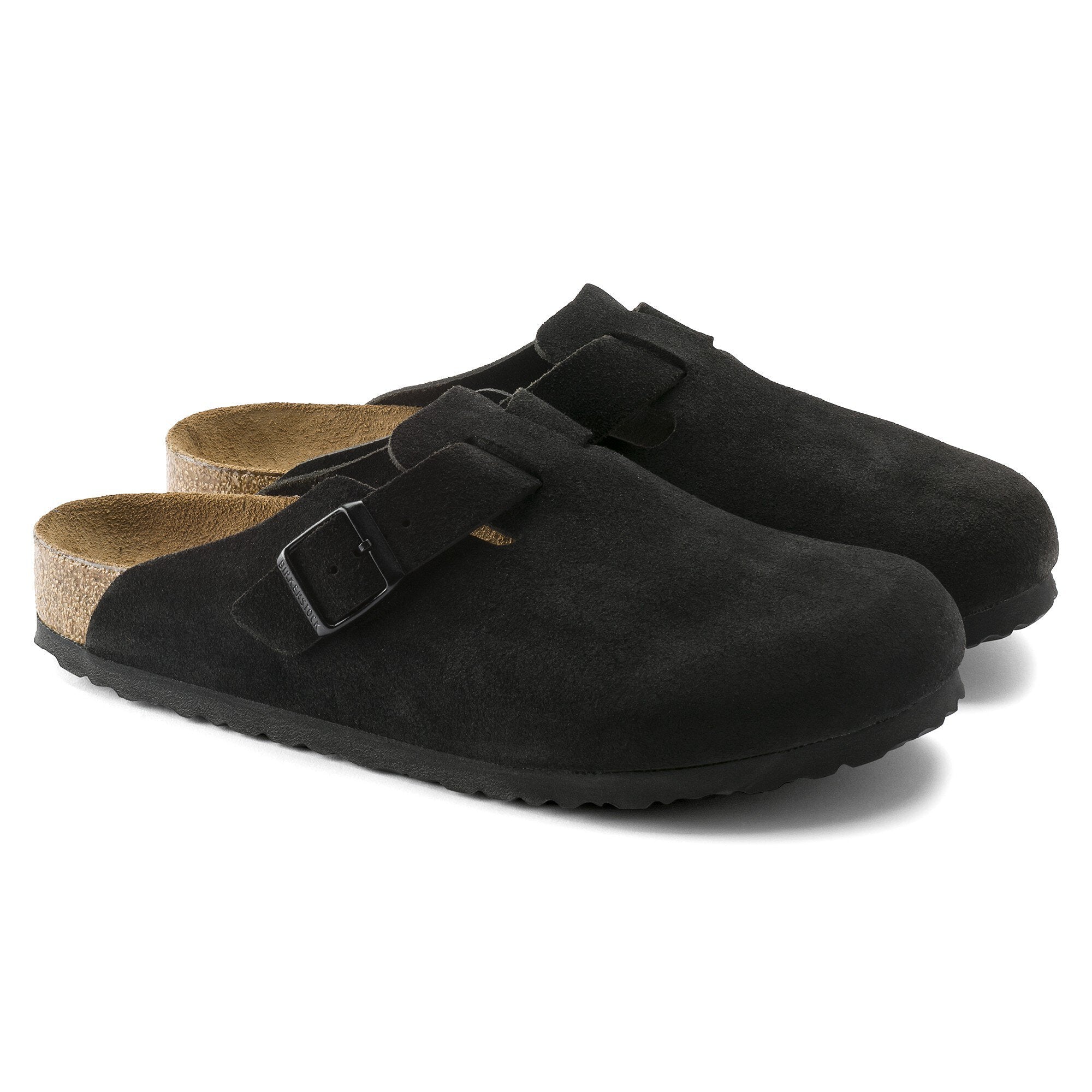 [1023910] UNISEX BIRKENSTOCK BOSTON SOFT FOOTBED SUEDE LEATHER (REGULAR FIT)