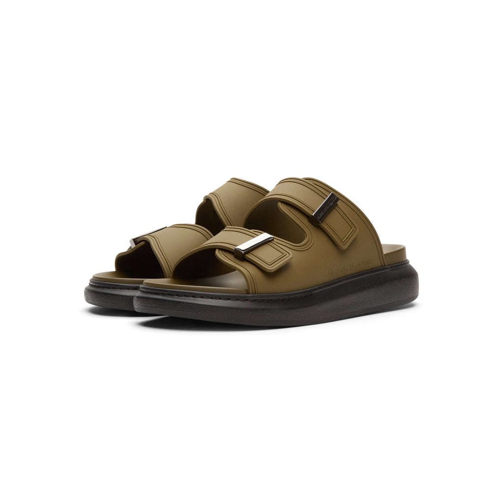 [663563W4Z53-3146] MENS ALEXANDER MCQUEEN SANDAL S.RUBBER HYBRID SLIDE