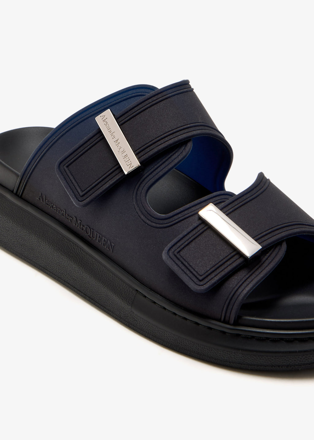 [663563W4Z51-4056] MENS ALEXANDER MCQUEEN SANDAL S.RUBBER HYBRID SLIDE