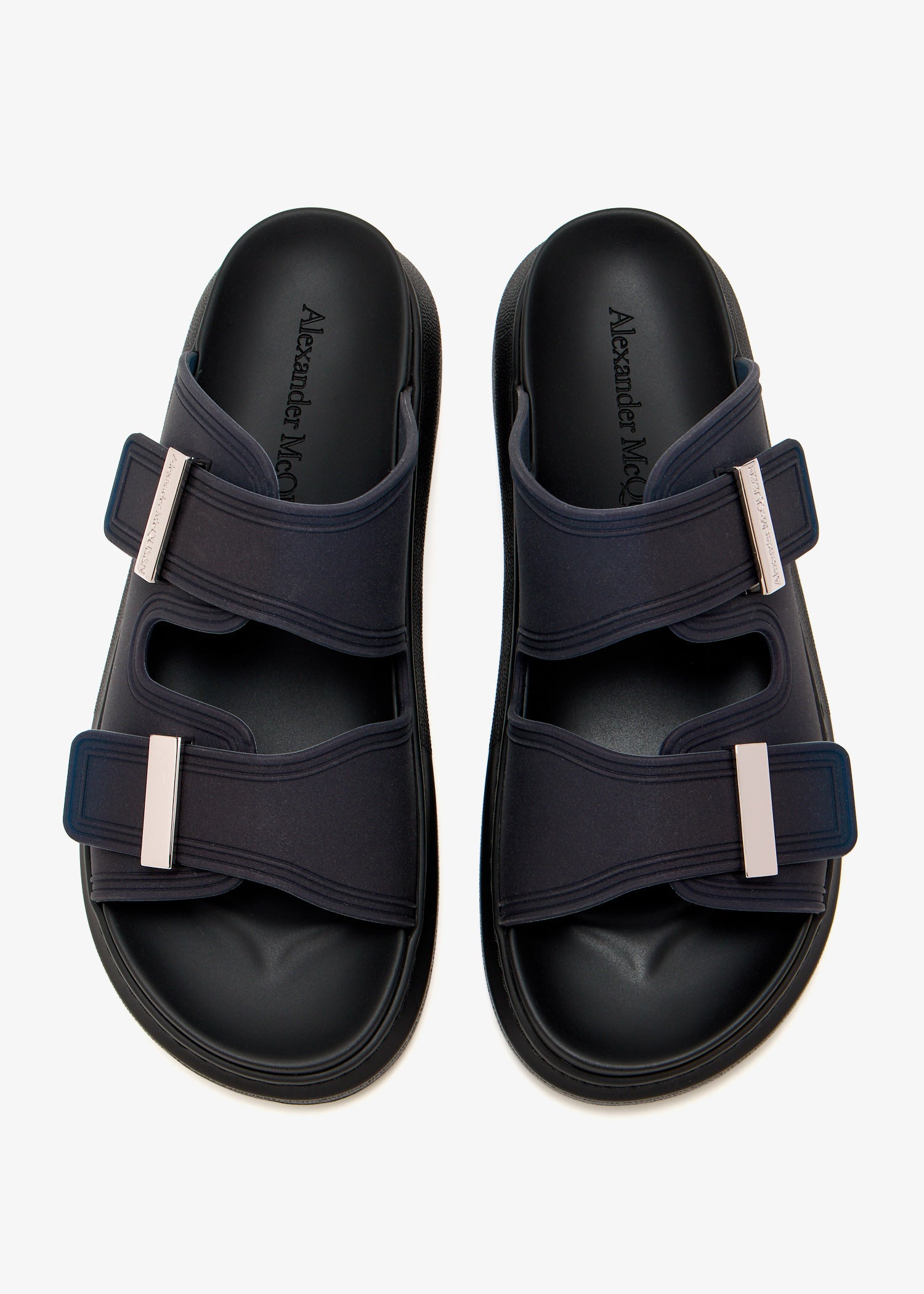 [663563W4Z51-4056] MENS ALEXANDER MCQUEEN SANDAL S.RUBBER HYBRID SLIDE