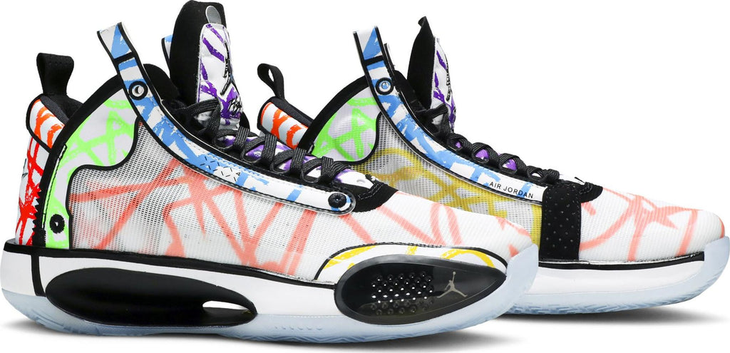 [DA4450-100] Grade School Air Jordan Retro XXXIV 'Zion Williamson Coloring Book' (GS)