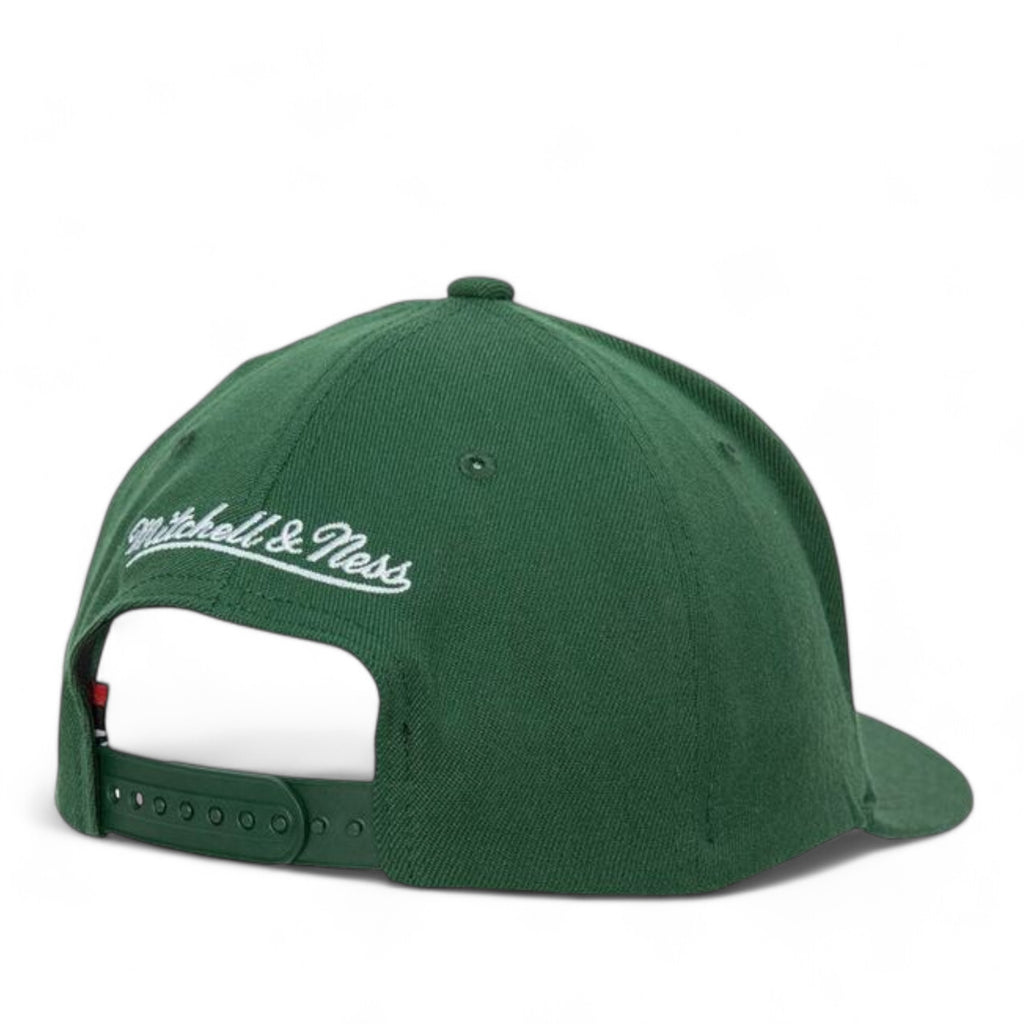 MENS MITCHELL & NESS NBA TEAM GROUND 2.0 STRETCH SNAPBACK SUPERSONICS - GREEN