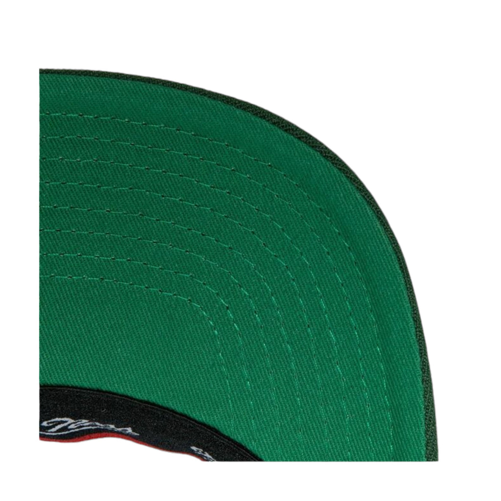 MENS MITCHELL & NESS NBA TEAM GROUND 2.0 STRETCH SNAPBACK SUPERSONICS - GREEN