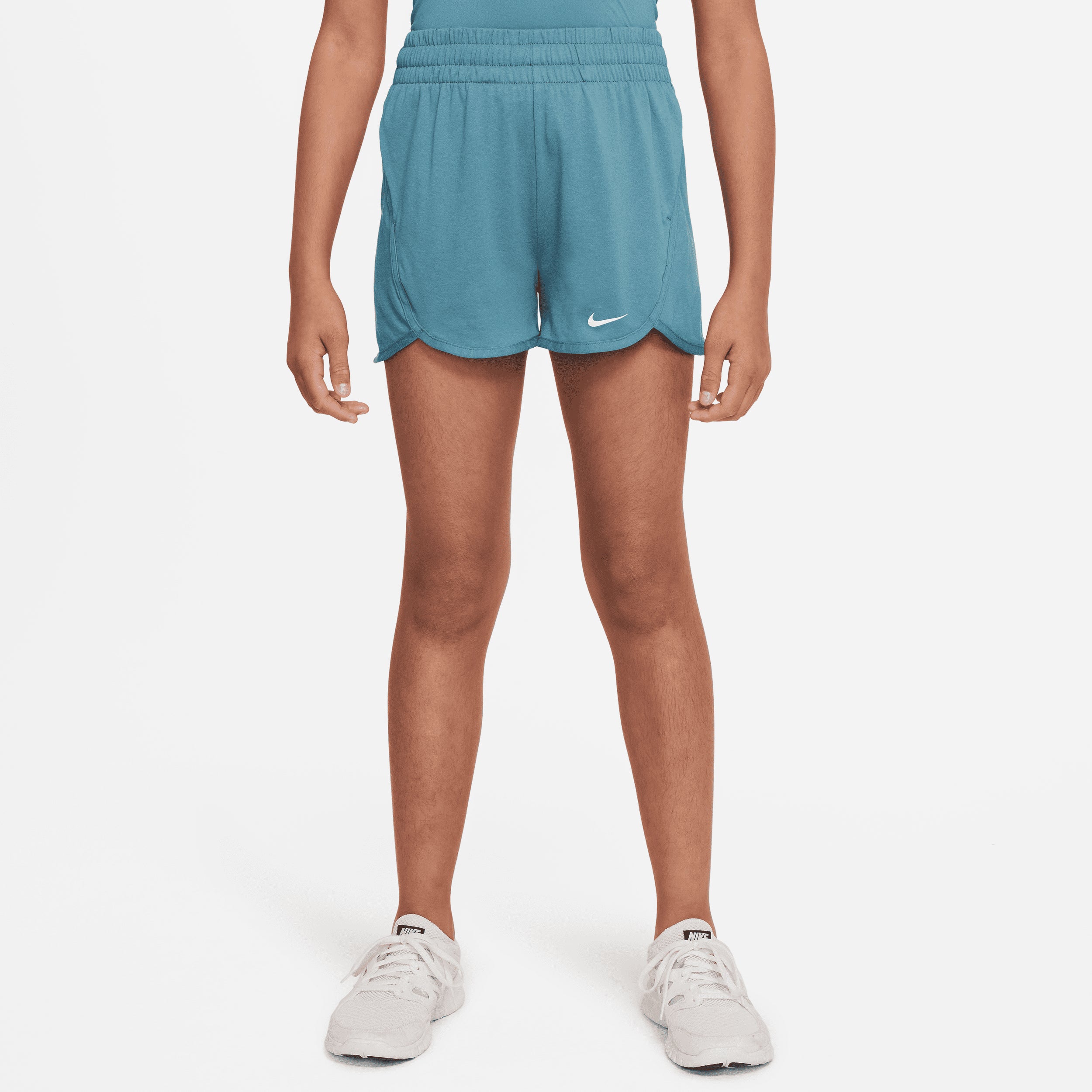 [DX4965-379] YOUTH GIRLS NIKE DRI-FIT BREEZY 5" HIGH-WAISTED TRAINING SHORTS