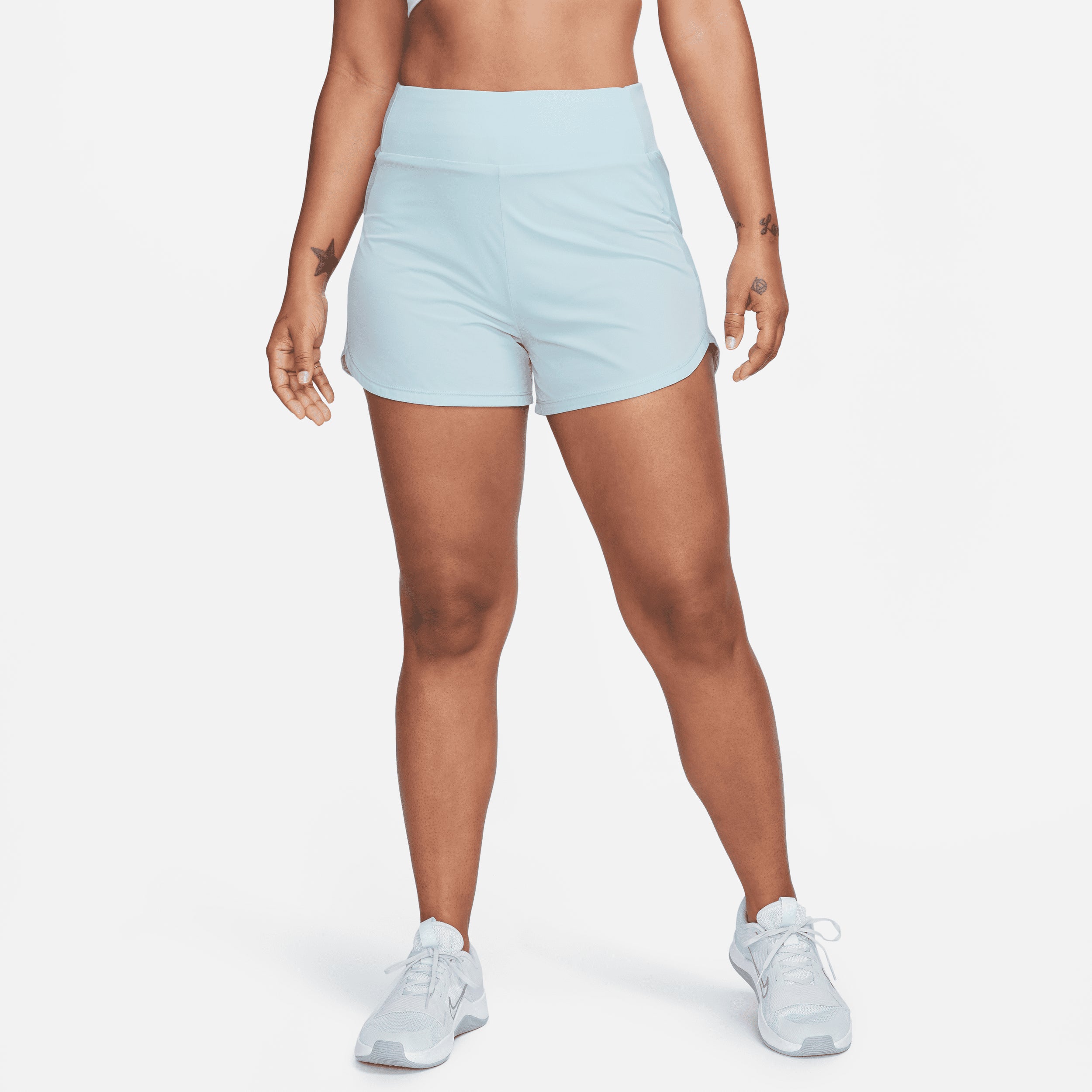 [DX6018-442] WOMENS NIKE BLISS DRI-FIT HR 3" SHORTS