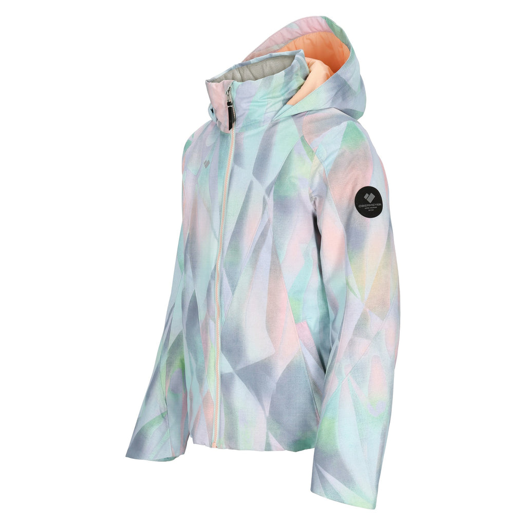 [31102-24126] YOUTH OBERMEYER GIRL'S RYLEE PRINT WATERPROOF JACKET