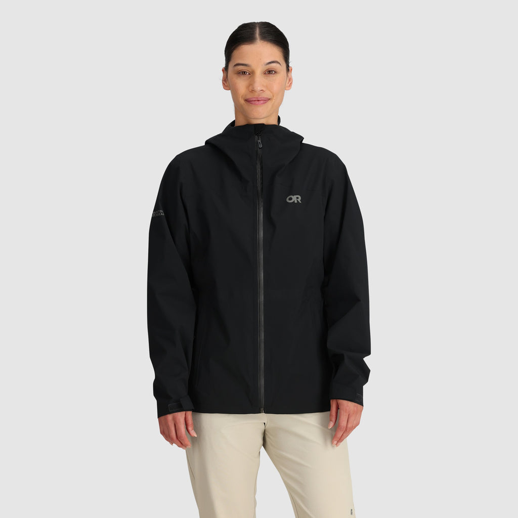 [300894-0001] WOMENS OUTDOOR RESEARCH STRATOBURST STRETCH WATERPROOF RAIN JACKET